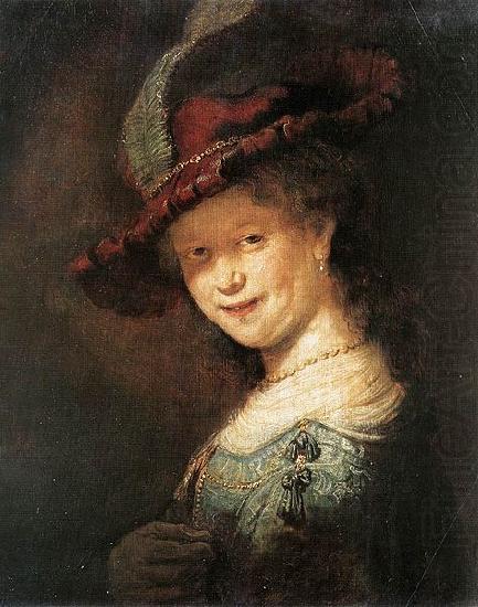 Portrait of the Young Saskia, Rembrandt Peale